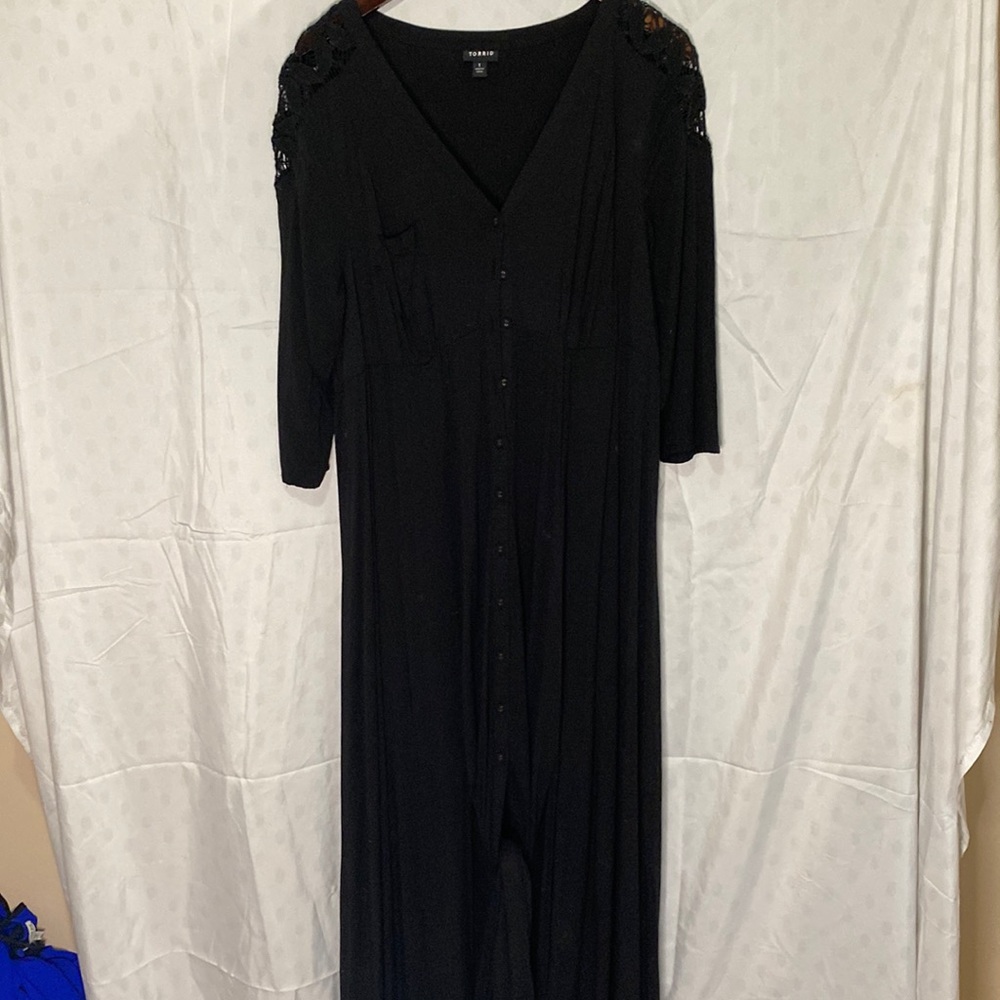 Very long maxi dress